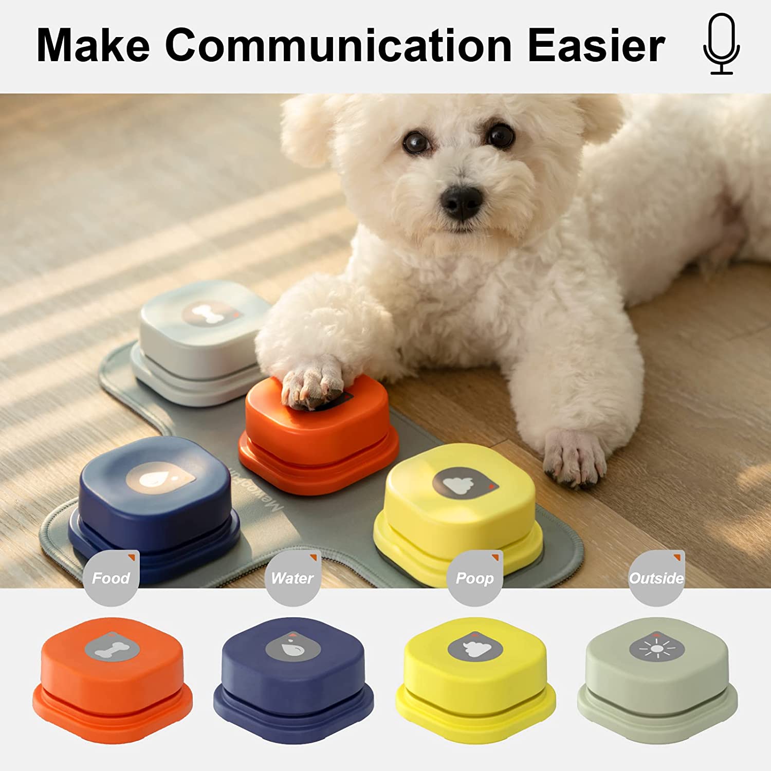 Press-to-Teach Pet Buttons